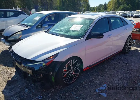 2023 Hyundai Elantra N z USA, uszkodzony, nr VIN KMHLW4AK6PU012705